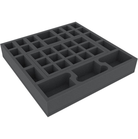 AGDU050BO 295 mm x 295 mm x 50 mm (2 inches) foam tray for board game boxes