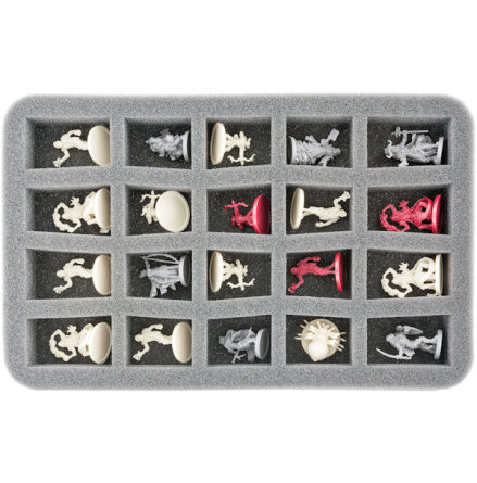 HS035DC03 foam tray for Descent: Journeys in the Dark 2nd Ed - 20 miniatures