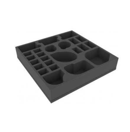 AGDY055BO 295 mm x 295 mm x 55 mm foam tray for board game boxes