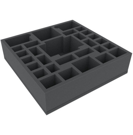 AGER055BO 295 mm x 295 mm x 75 mm (3 inches) foam tray for board game boxes