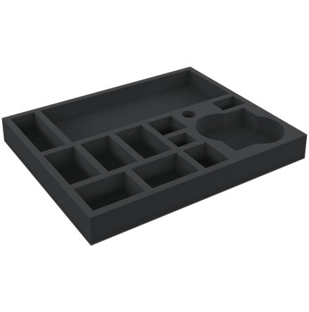 AVFL040BO 40 mm foam tray for Scythe board game box with 13 compartments