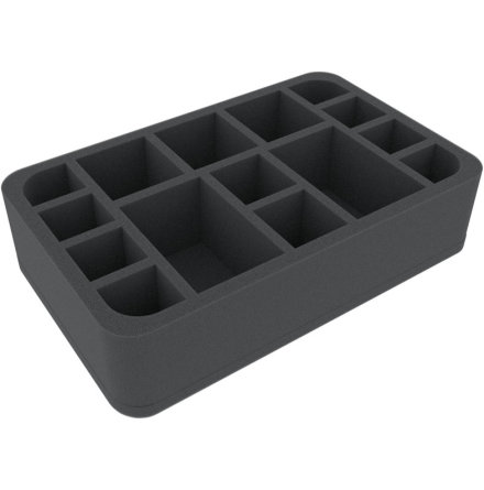 HSMEDO065BO foam tray with 15 compartments