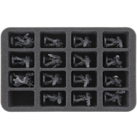 HS050WH22 50 mm Tray halfsize - 16 compartment