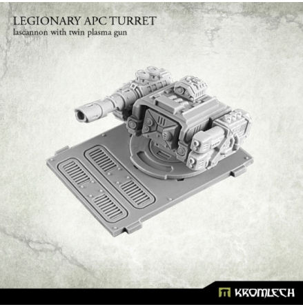 Legionary APC turret: Lascannon with twin plasma gun