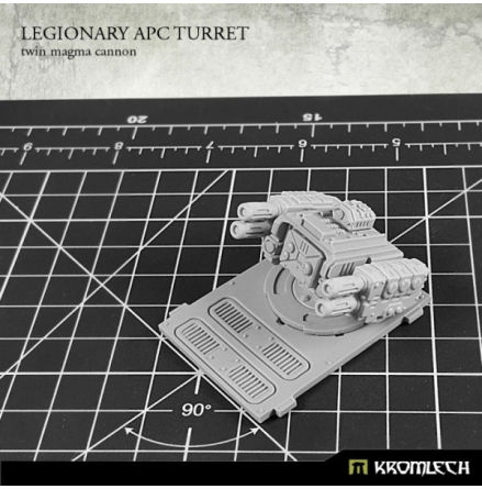 Legionary APC turret: Twin Magma Cannon