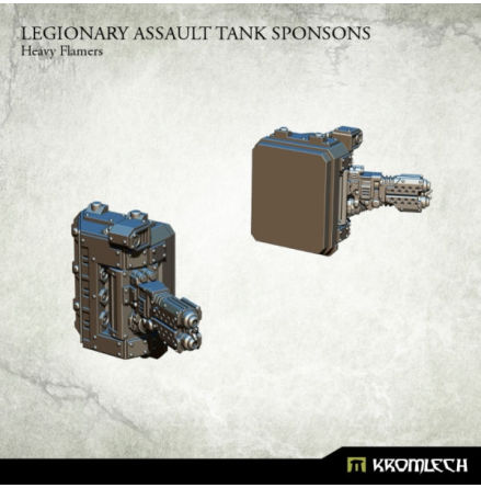 Legionary Assault Tank Sponsons: Heavy Flamers