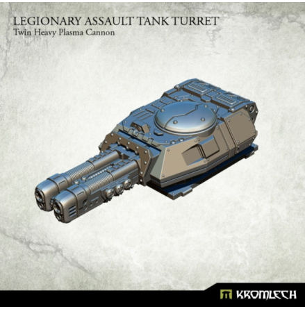 Legionary Assault Tank Turret: Twin Heavy Plasma Cannon