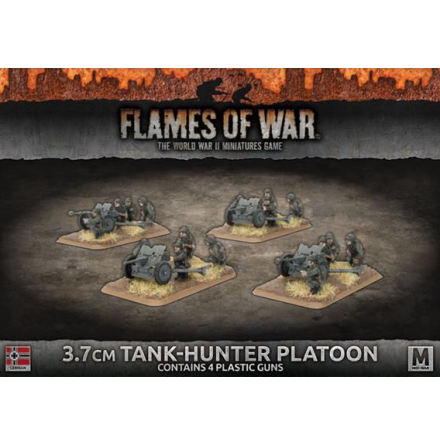 3.7cm Tank Hunter Platoon (x4 Plastic)