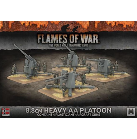 8.8cm Heavy AA Platoon (x4 Plastic)