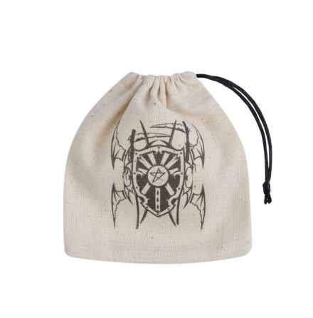 Vampire Beige & black Basic Dice Bag