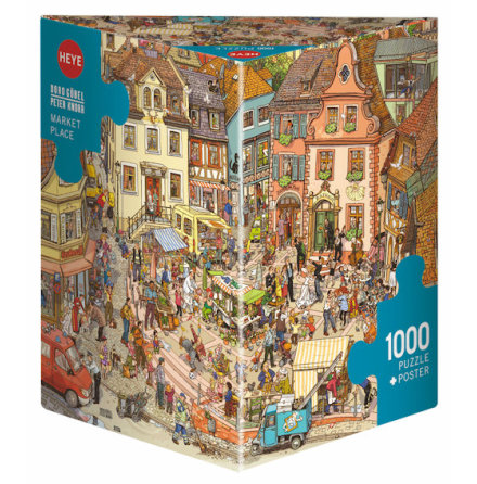 Market Place, Gbel & Knorr 1000 pieces Triangular