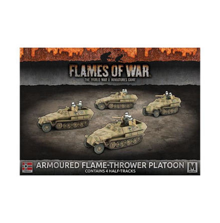 ARMOURED FLAME-THROWER PLATOON (x4 halftracks)