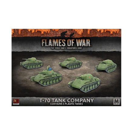 T-70 TANK COMPANY (x5 plastic tanks)