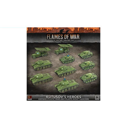 KUTUSOVS HEROES (x4 T-34s, x4 T-70s, x2 Katyushas plastic army)