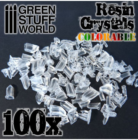 Resin Crystals transparent colorable