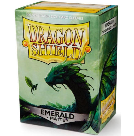 Matte: EMERALD (100 ct. in box) - Dragon Shield Sleeves