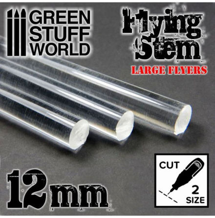 Acrylic Rods - Round 12 mm CLEAR