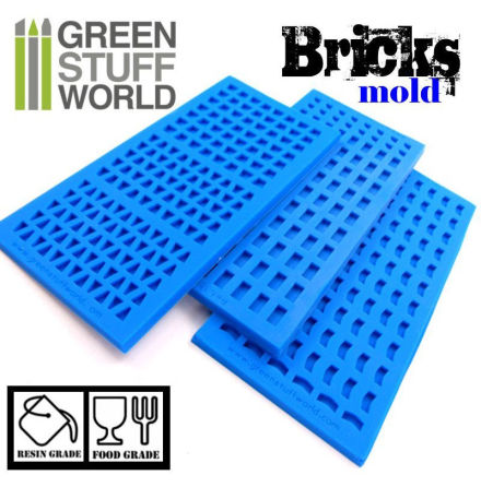 Silicone Moulds: BRICKS