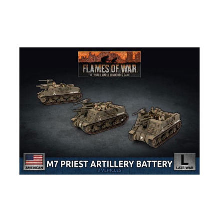 M7 Priest Artillery Battery (x3 Plastic)