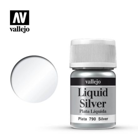 SILVER (VALLEJO MODEL COLOR - ALCOHOL BASED 35 ml)