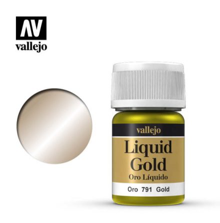 GOLD (VALLEJO MODEL COLOR - ALCOHOL BASED 35 ml)