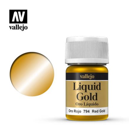 RED GOLD (VALLEJO MODEL COLOR - ALCOHOL BASED 35 ml)
