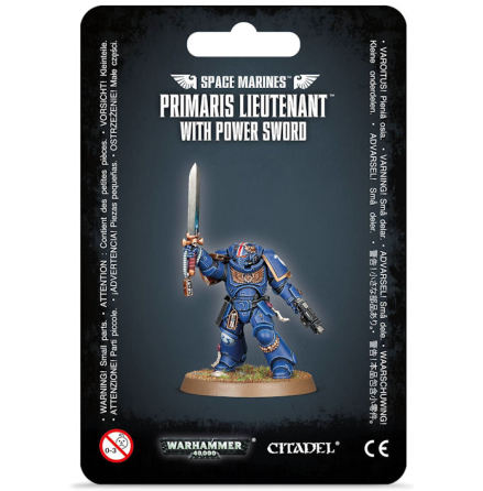 SPACE MARINES PRIMARIS LIEUTENANT WITH POWER SWORD