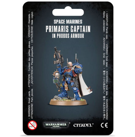 SPACE MARINES PRIMARIS CAPTAIN IN PHOBOS ARMOUR