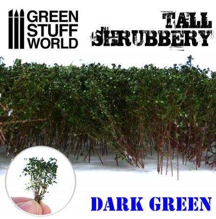 Tall Shrubbery - Dark Green