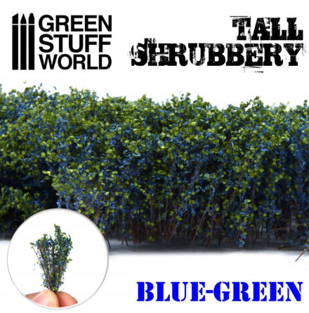 Tall Shrubbery - Blue Green