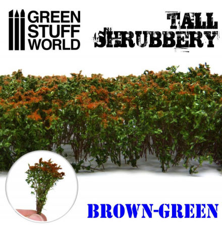 Tall Shrubbery - Brown Green
