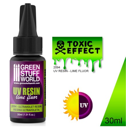 UV Resin 30ml - Toxic Effect (lime fluor)