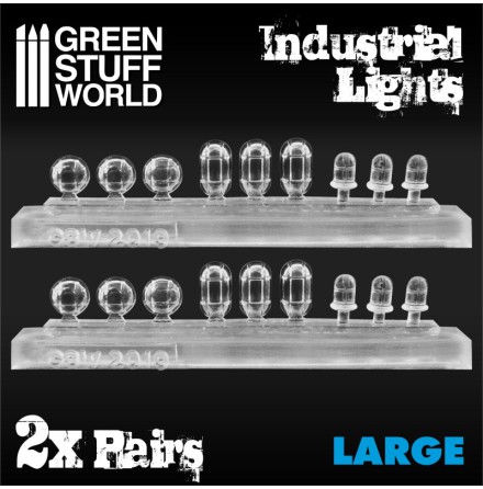 18x Resin Industrial Lights - Large