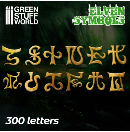 Brass Symbols - Elven Runes and Symbols