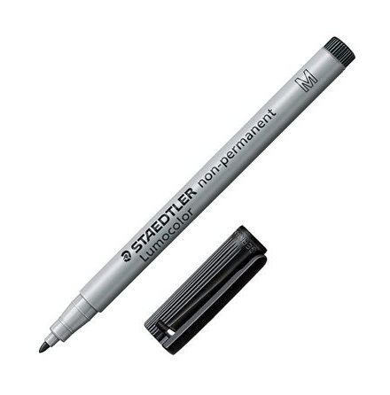 Single Water Soluble Marker: Black