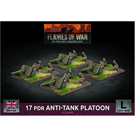 17 pdr Anti-Tank Platoon (x4 Plastic)