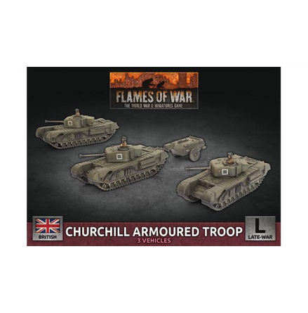 Churchill Armoured Squadron (x3 Plastic)