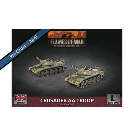 Crusader Armoured AA Platoon (x2 Plastic)