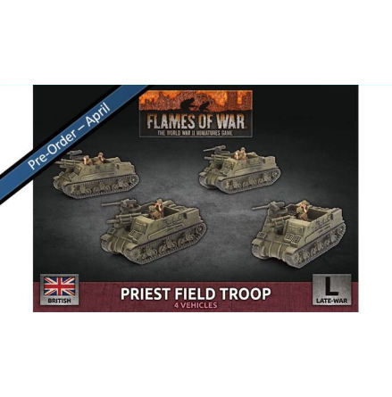 Priest Field Troop (x4 Plastic)