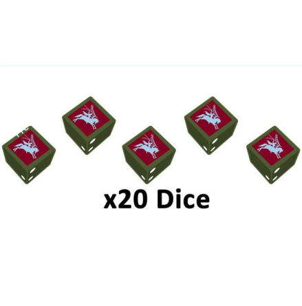 6th Airborne Division Dice Set (x20)