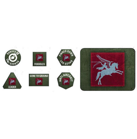 6th Airborne Tokens (x20) & Objectives (x2)