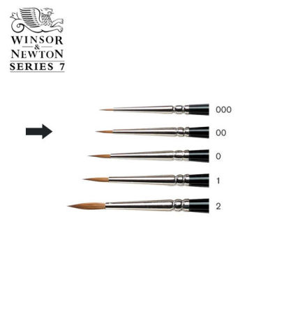 SERIES 7 KOLINSKY SABLE BRUSH 7-00