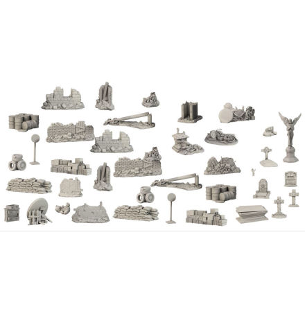 TERRAIN CRATE: BATTLEFIELD RUINS (FANTASY/HISTORICAL)