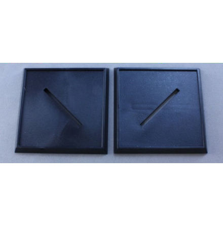 40mm Square Plastic Base (10)