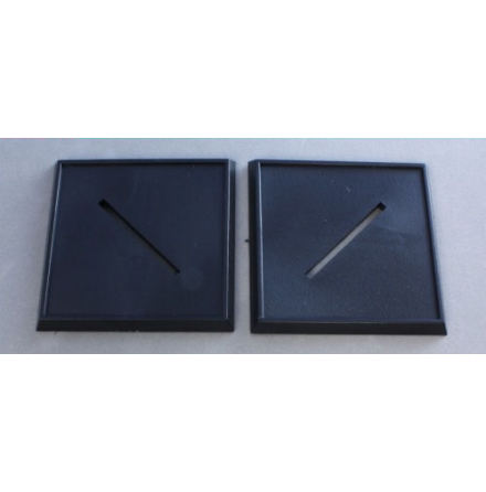 2 Inch Square Plastic Gaming Base (10)