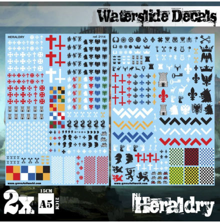 Waterslide Decals - Heraldry