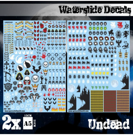 Waterslide Decals - Undead