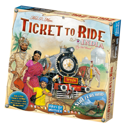 Ticket to Ride: Map Collection 2 (India & Switzerland)