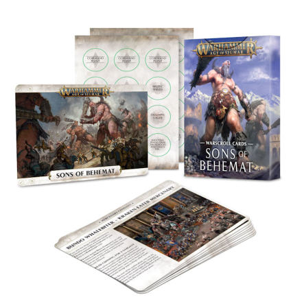 WARSCROLL CARDS: SONS OF BEHEMAT (ENG)