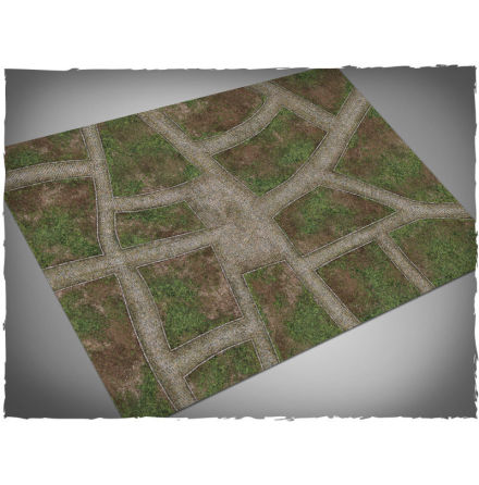 DeepCut Game mat - Cobblestone Streets (6x4 foot)